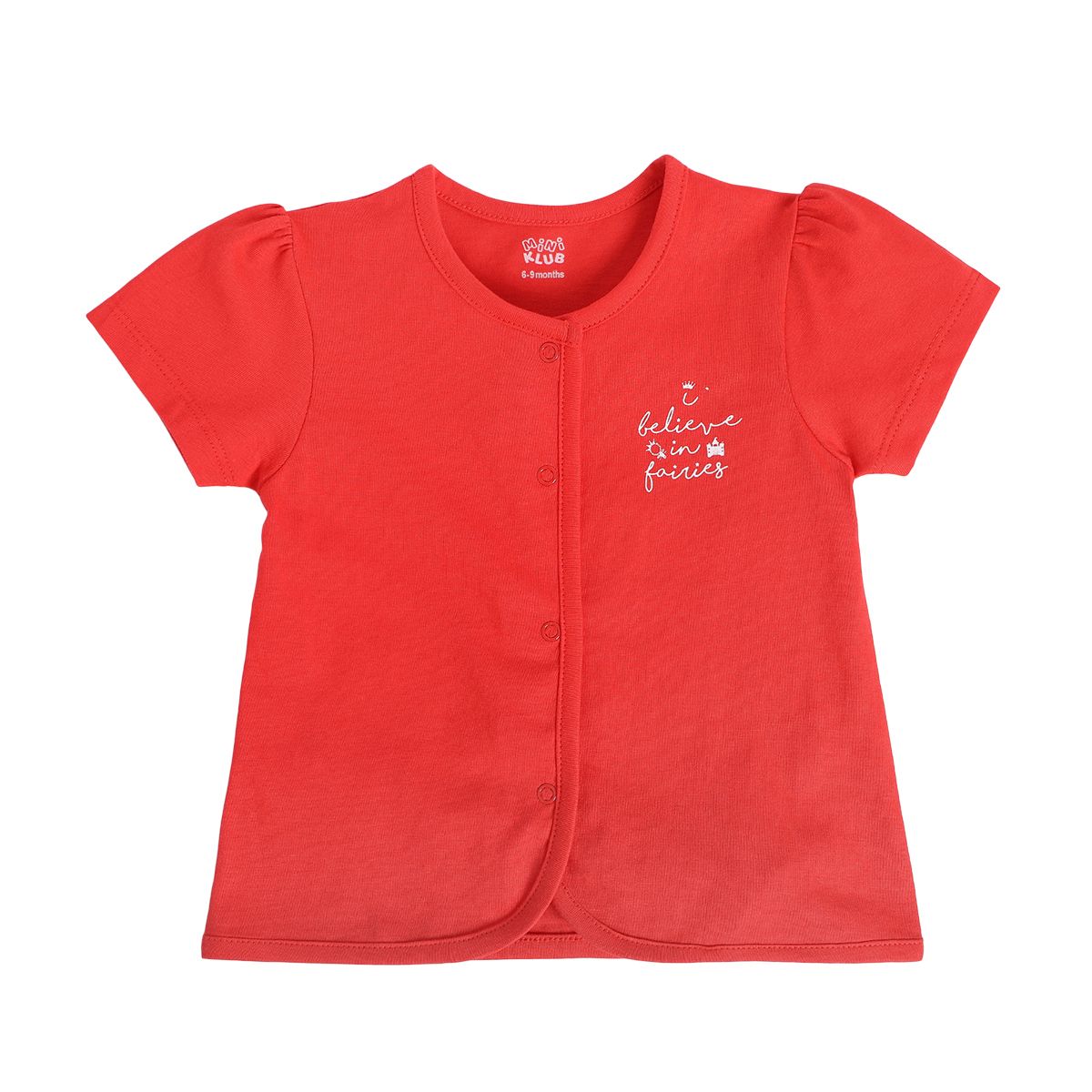 Girls Multicolor Pack Of 3 Front Open Vest