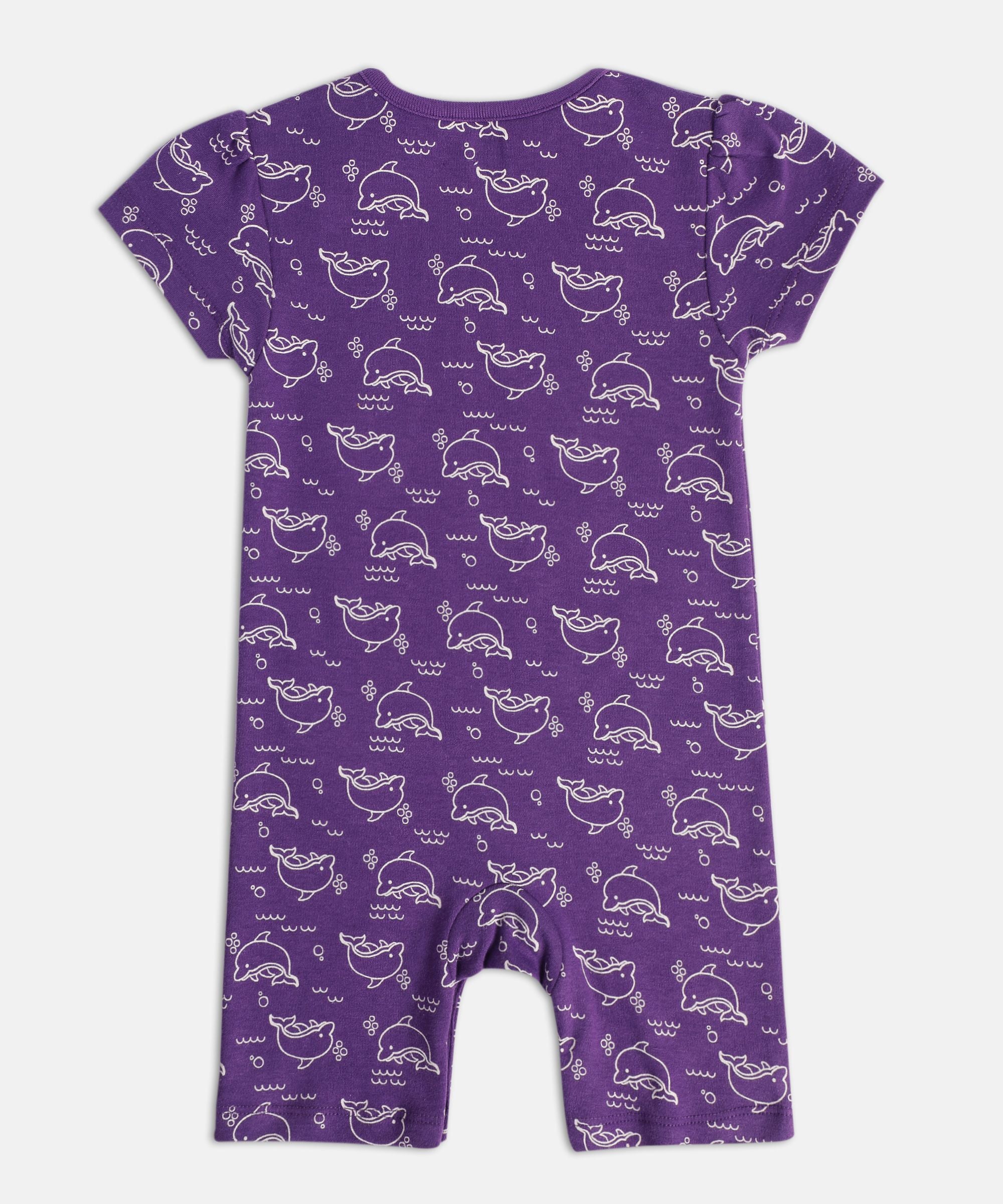 Girls Multicolor Pack Of 2 Romper