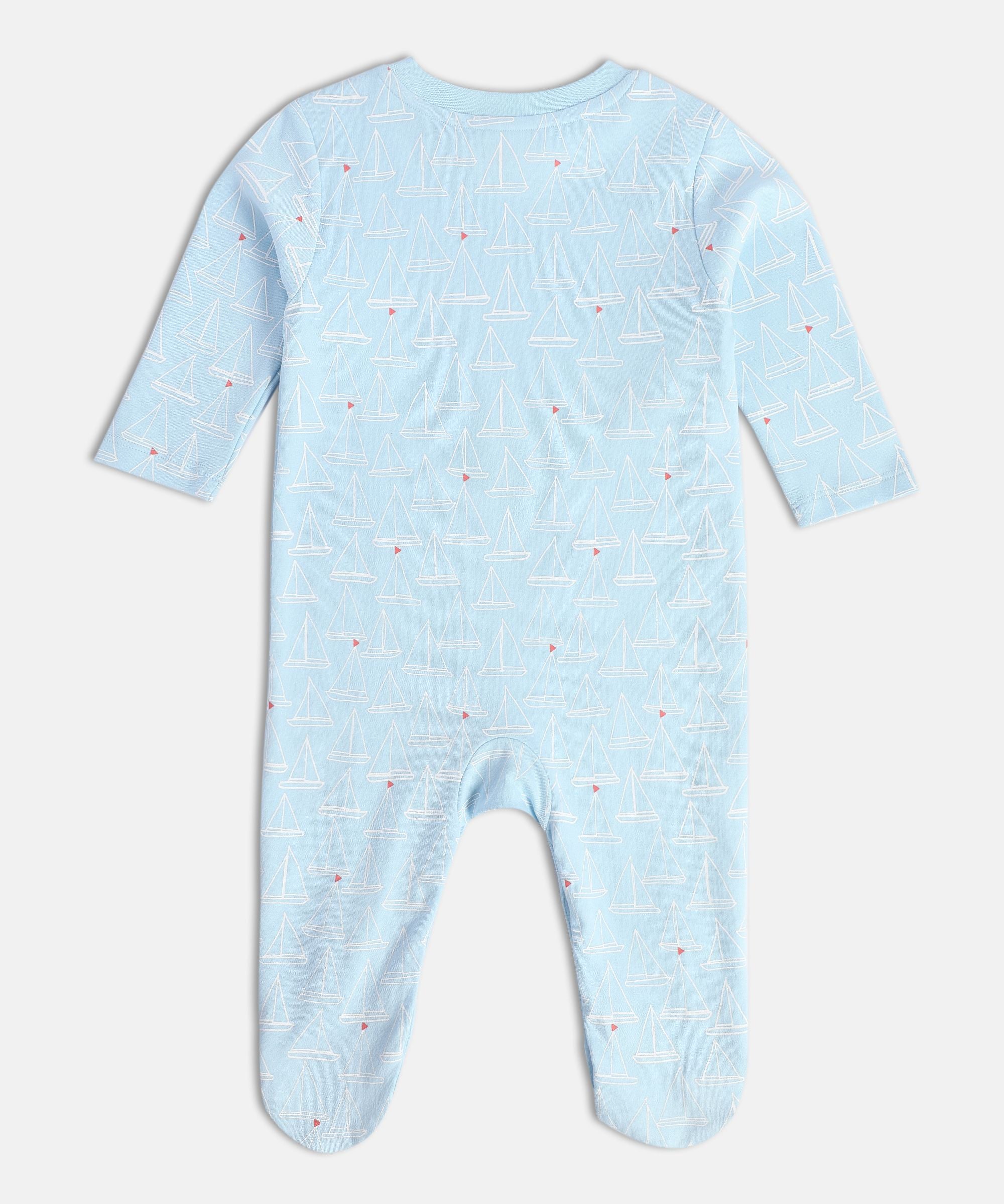 Boys Multicolor Pack Of 2 Sleep Suit