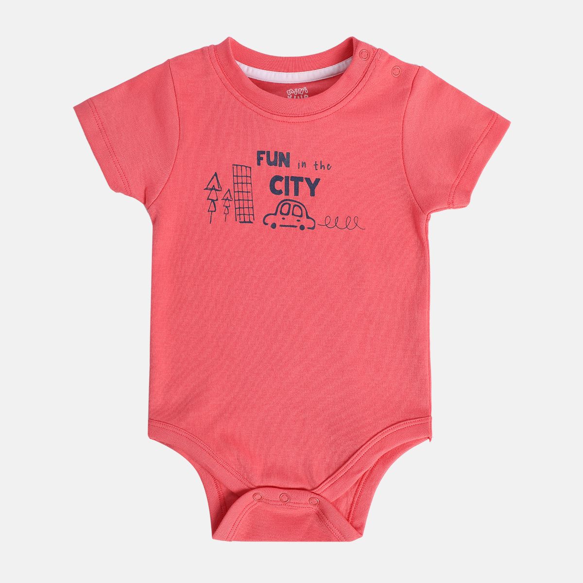 Boys Multicolor Pack Of 3 Body Suit