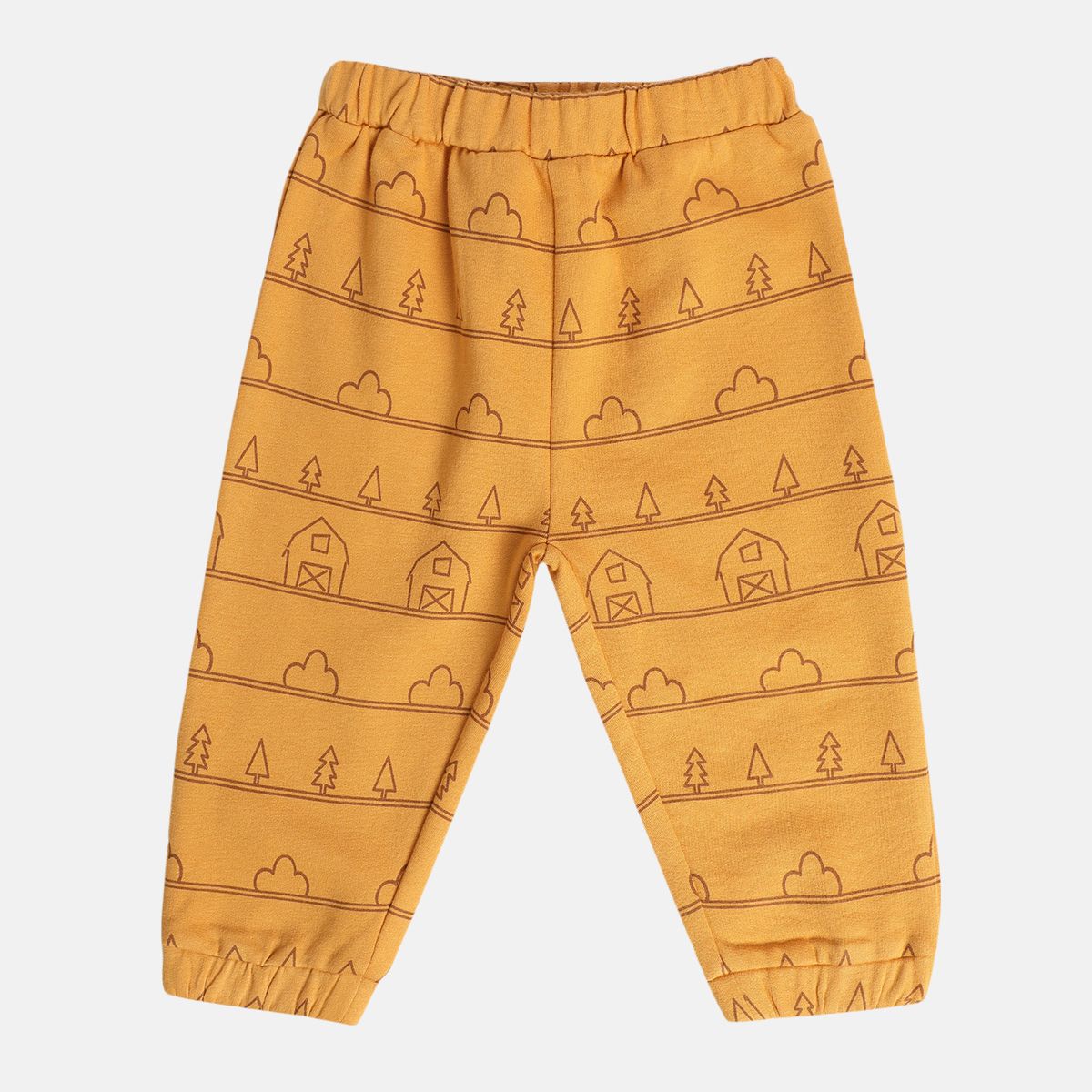 Boys Off White Knit Bottom