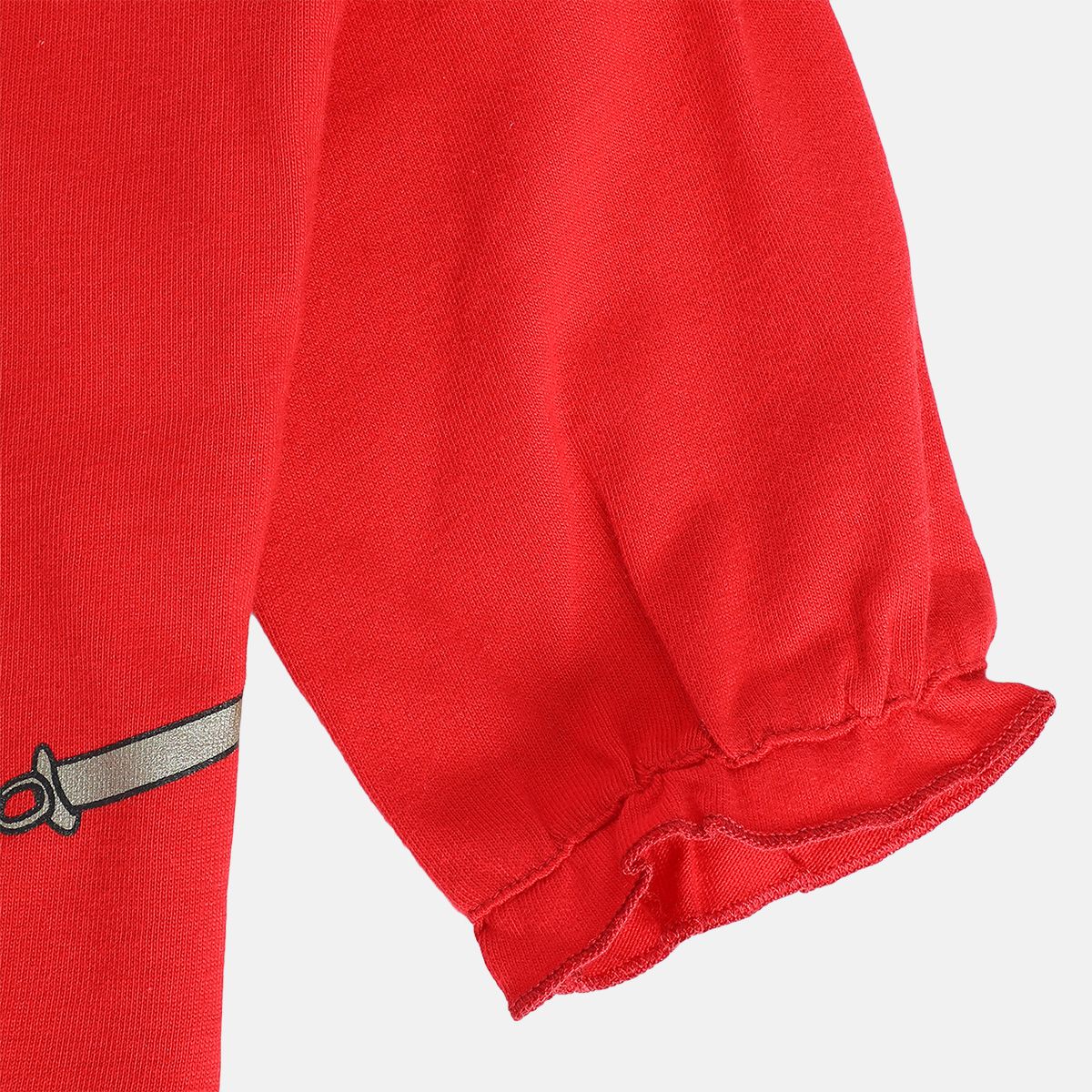 Girls Red Pack Of 1 Knit Top