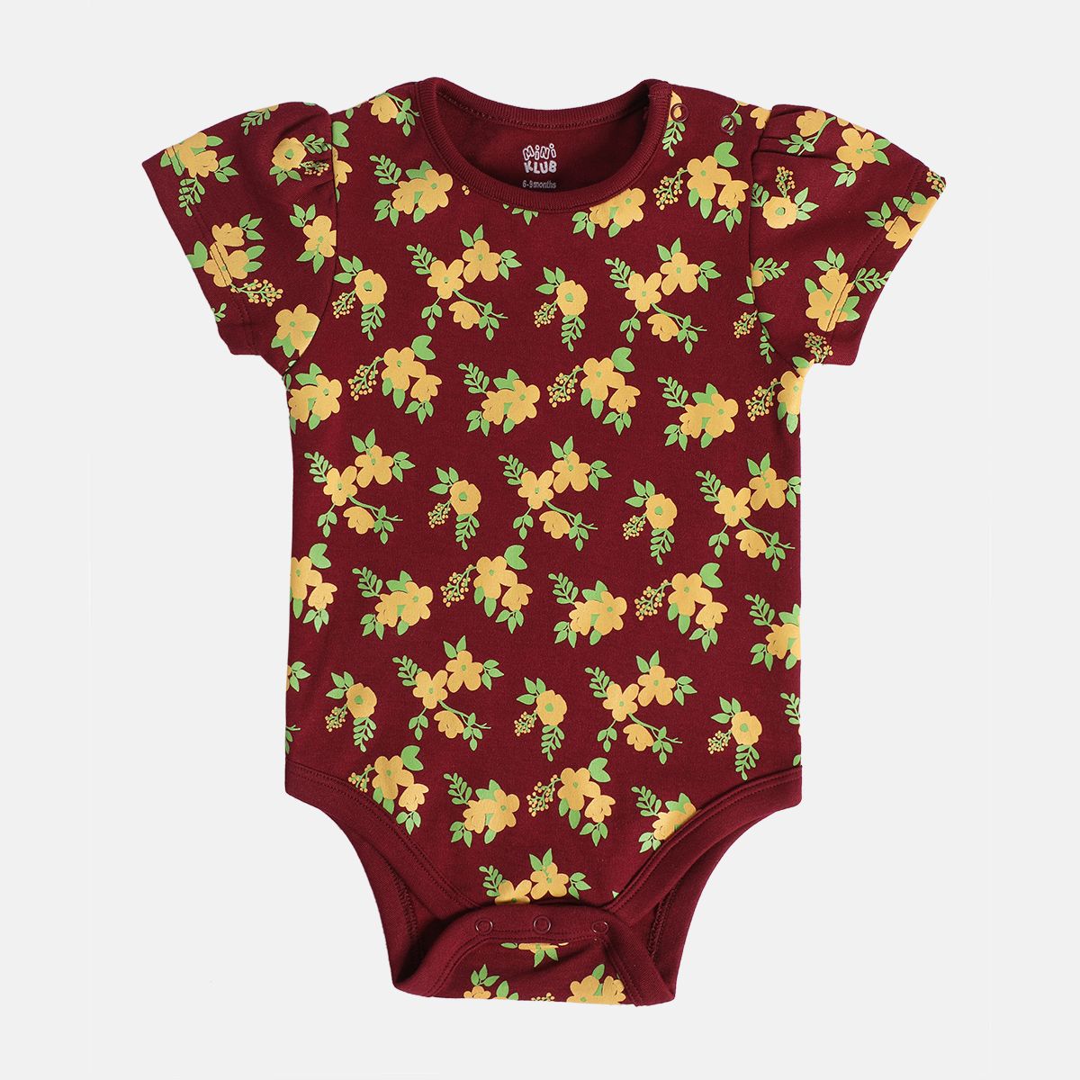 Girls Multicolor Pack Of 3 Body Suit