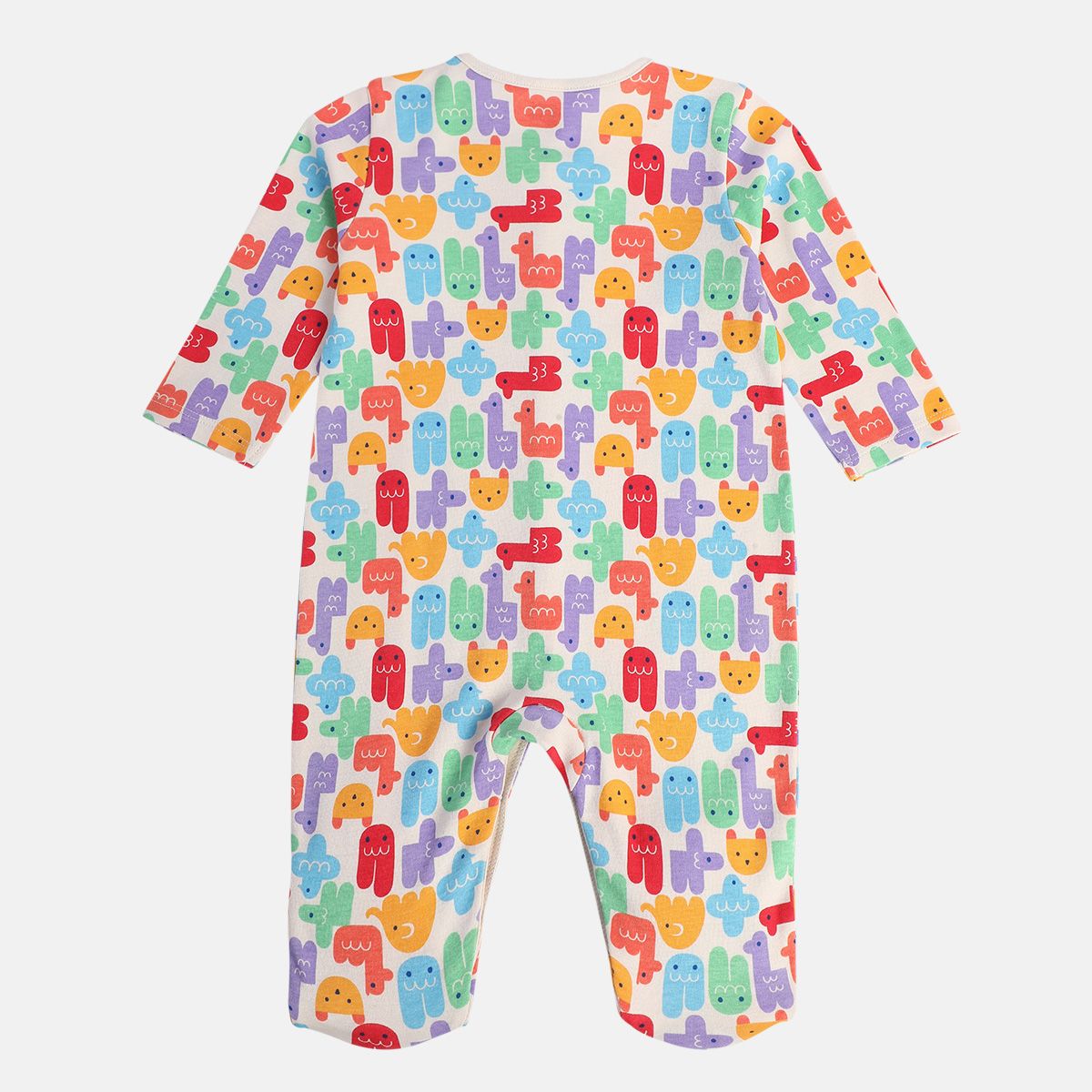 Girls Multicolor Pack Of 2 Sleep Suit
