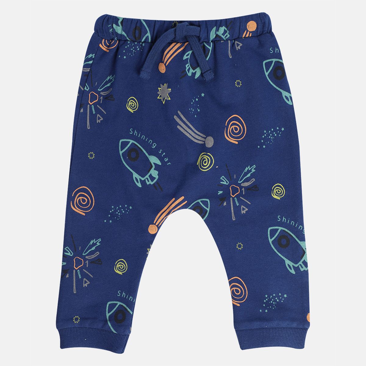 Boys Navy Pack Of 2 T-Shirt And Bottom