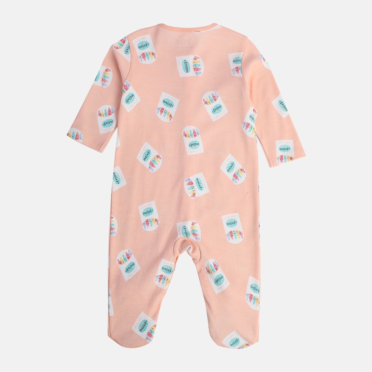 Girls Multicolor Pack Of 2 Sleep Suit
