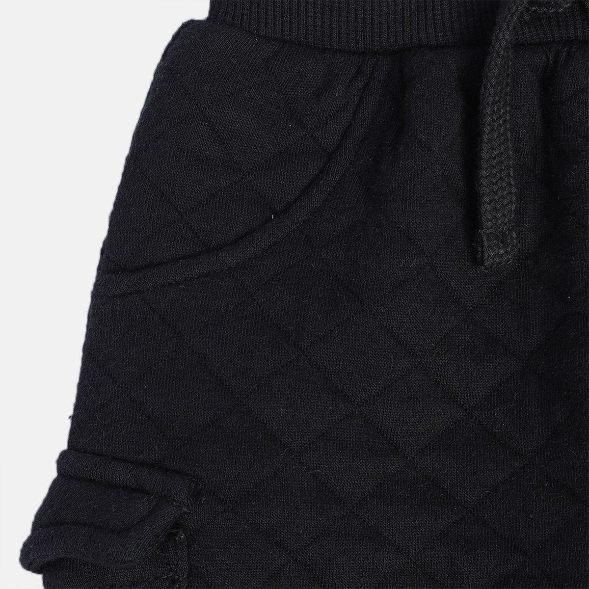 Boys Black Pack Of 1 Knit Bottom