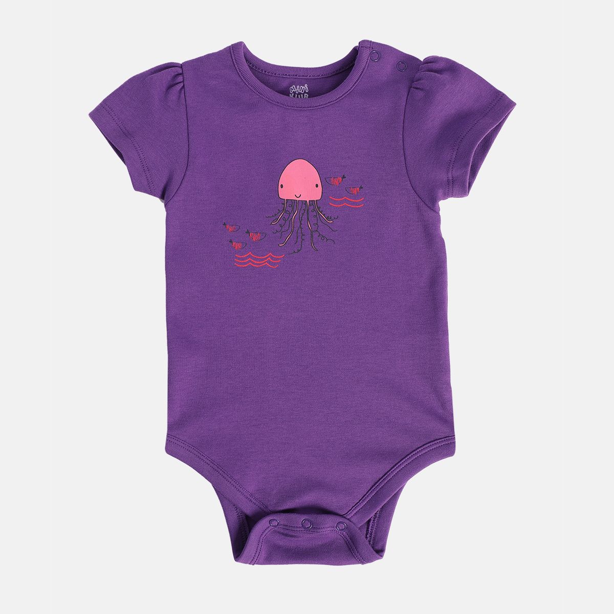 Girls Multicolor Pack Of 3 Body Suit