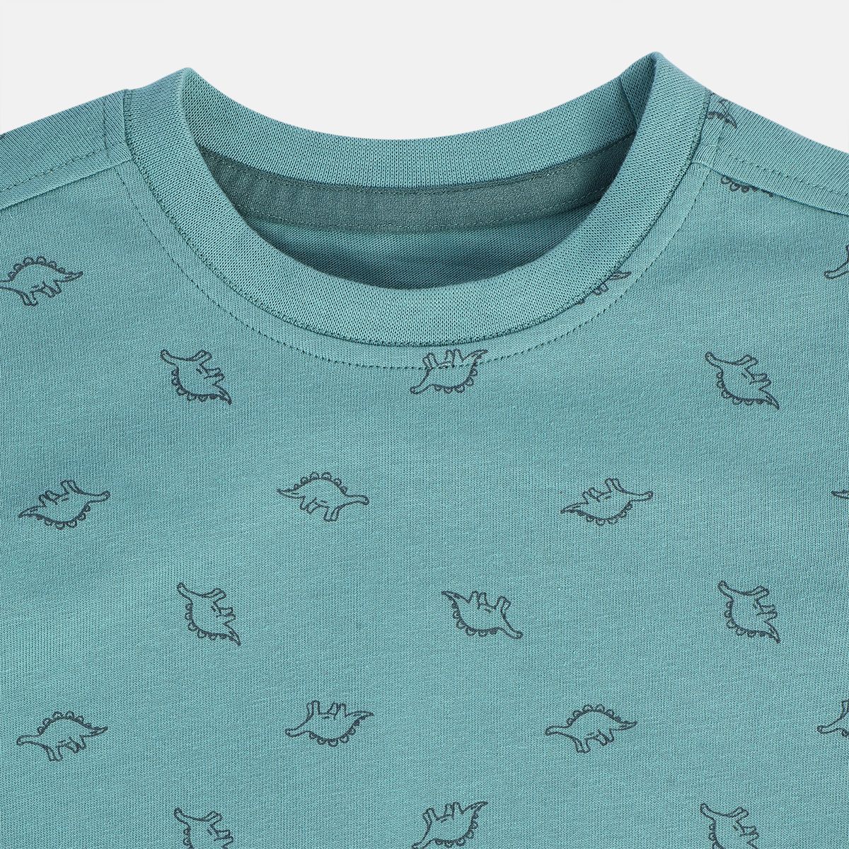 Boys Green Pack Of 2 T-Shirt And Bottom