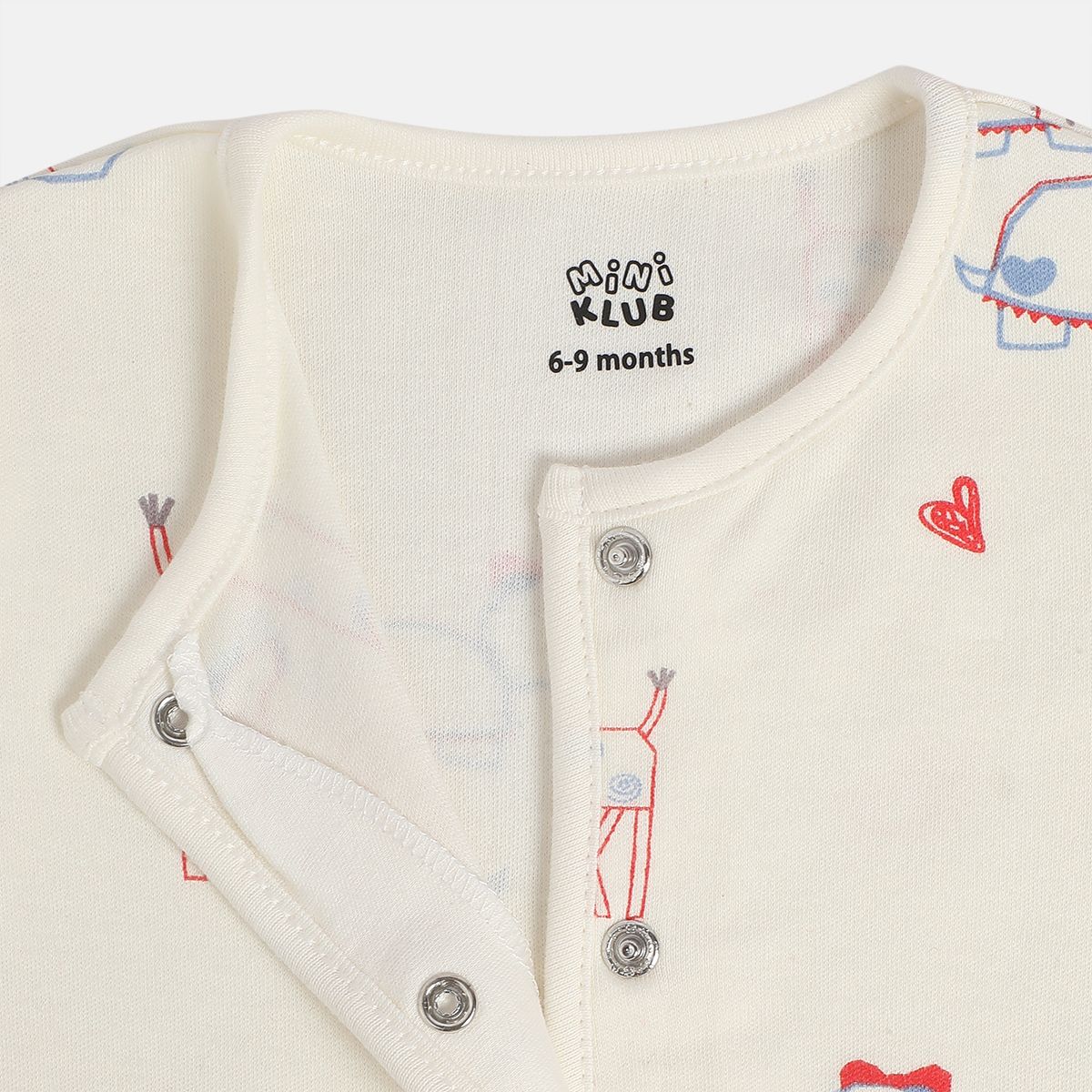 Girls Cotton Pack Of 2 Half Sleeves Polka dots & Animal Printed Front Open Vest - White & Pink