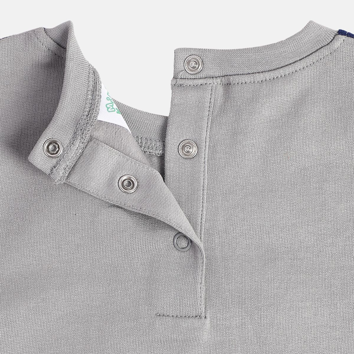 Boys Cotton Full Sleeves Colourblocked Clothing Set - White & Yellow