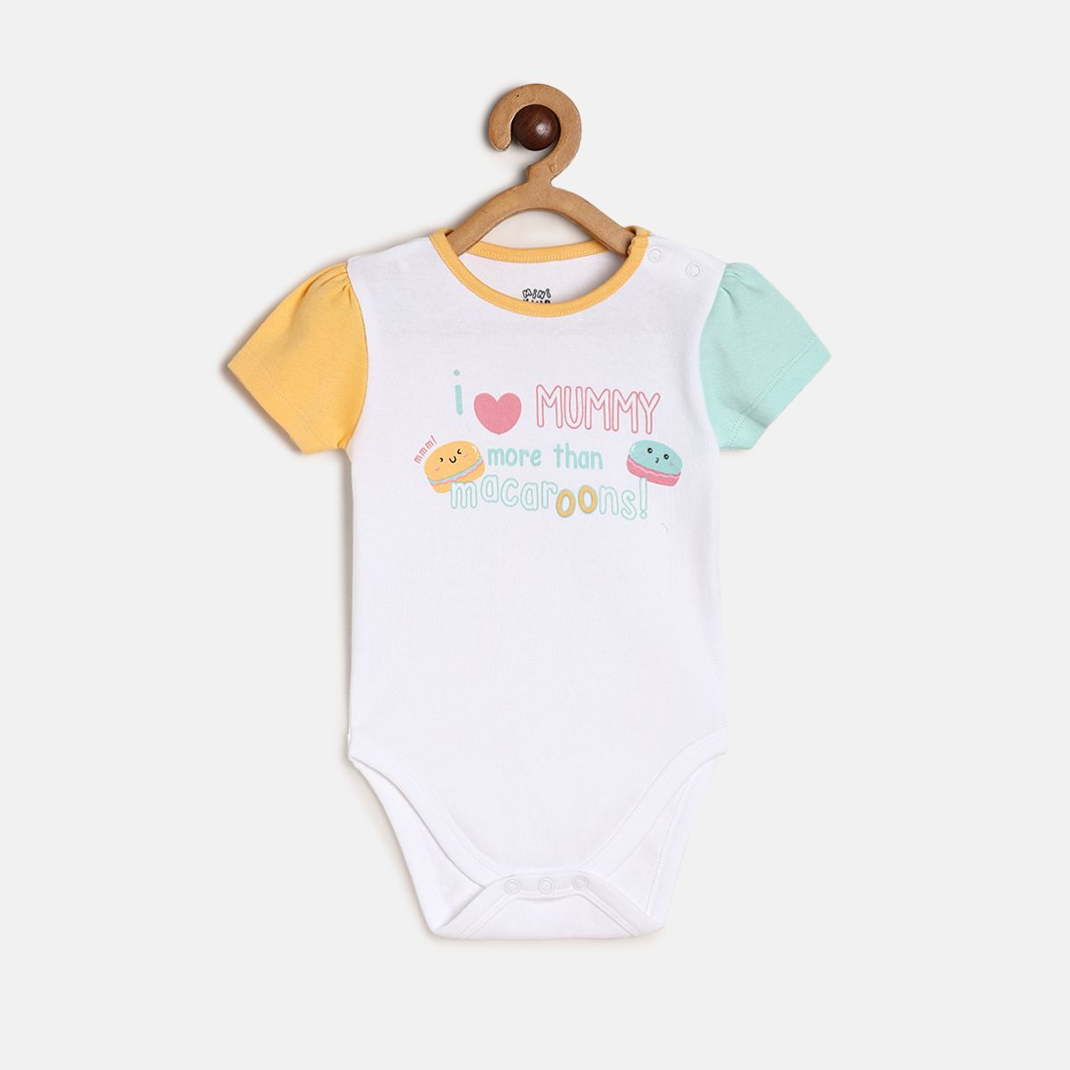 Girls Multicolor Pack Of 3 Body Suit