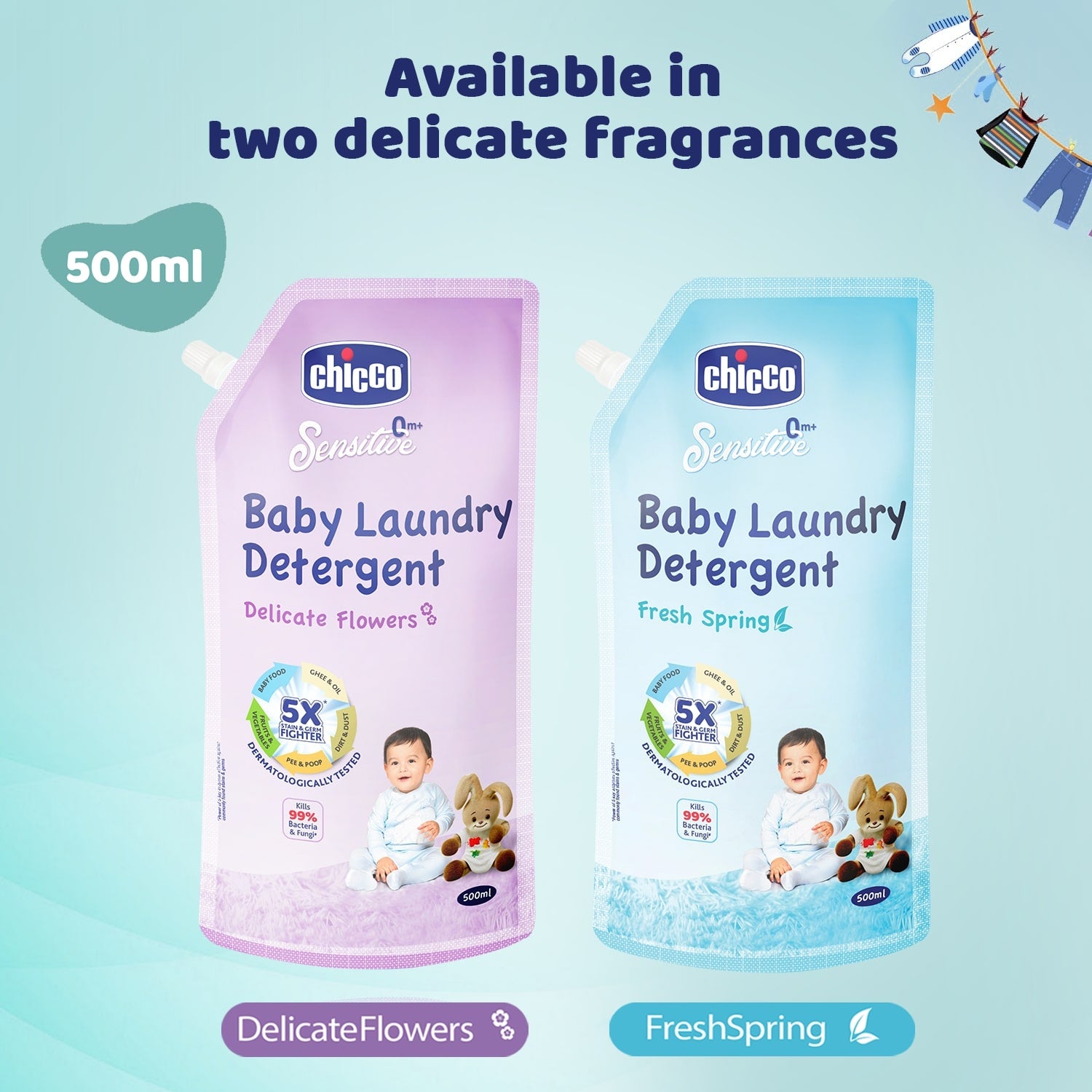 Baby Laundry Detergent (Fresh Spring) (500ml)