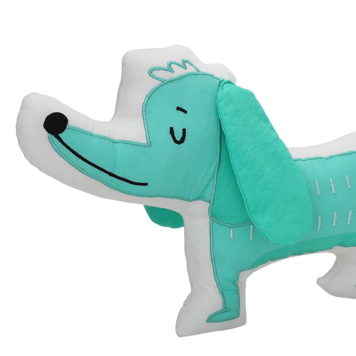 Unisex Puppy Shape Soft Toy, Green
