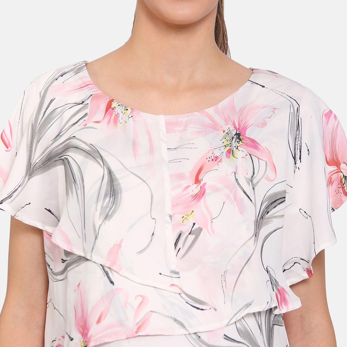 Nursing Top With Zipper