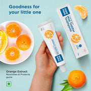 Mee Mee Fluoride-Free Mild Toddler Toothpaste Orange Flavour with Triple Calcium Phosphate - 70g