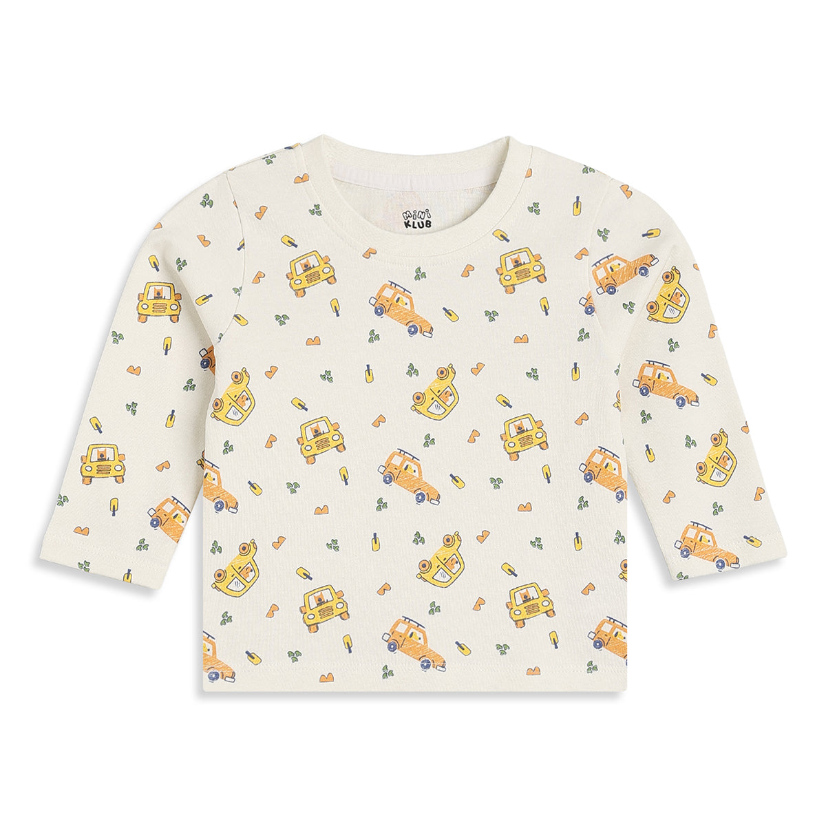 Title: Baby Boys Blue and Cream Knit T-Shirt Pack of 2 Regular Fit Casual Wear