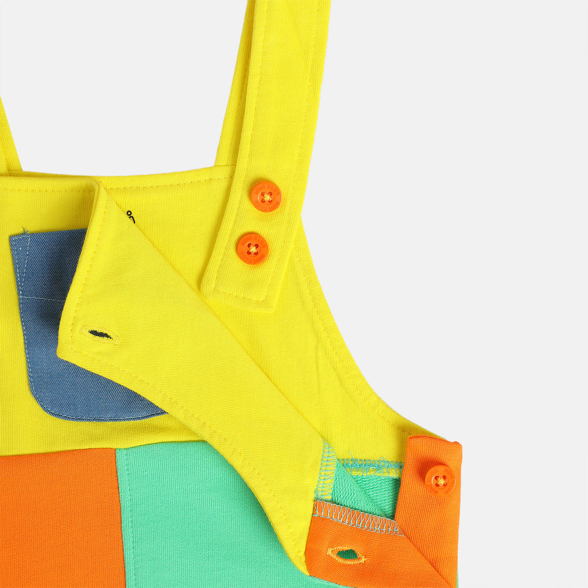 Boys Multicolor Pack Of 2 Dungaree Set