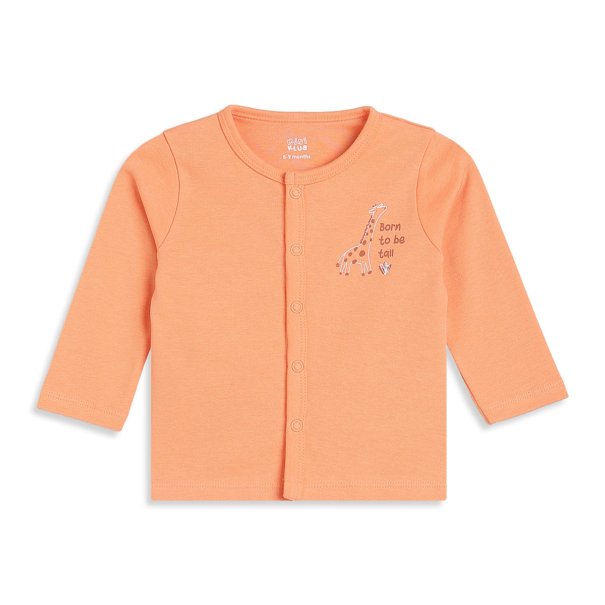 Baby Boys Orange and Cream Knit Front Open Vest Pack of 2 Casual Wear