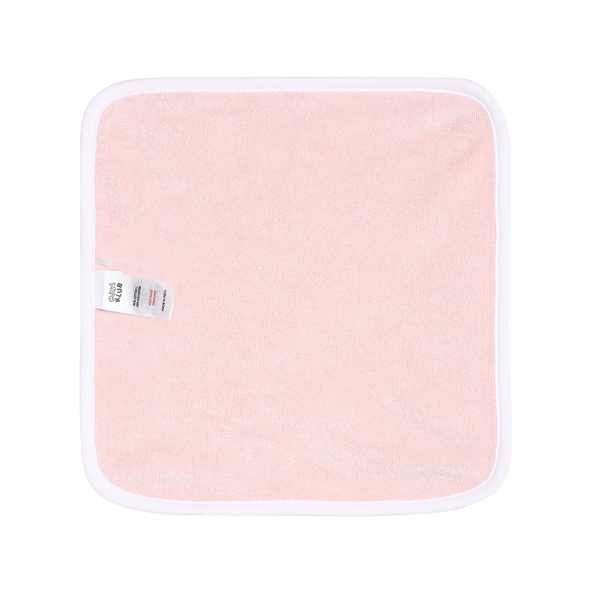 Baby Unisex Pink and Green Cotton Washcloths Pack of 4 Soft and Absorbent Bath Essentials