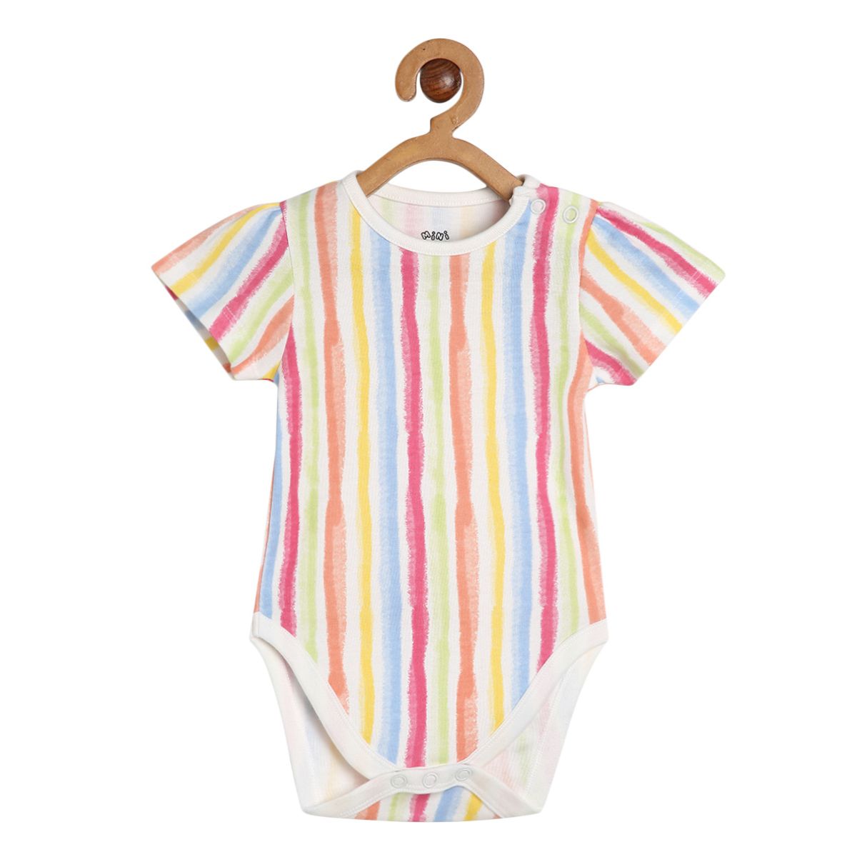 Girls Multicolor Pack Of 3 Body Suit