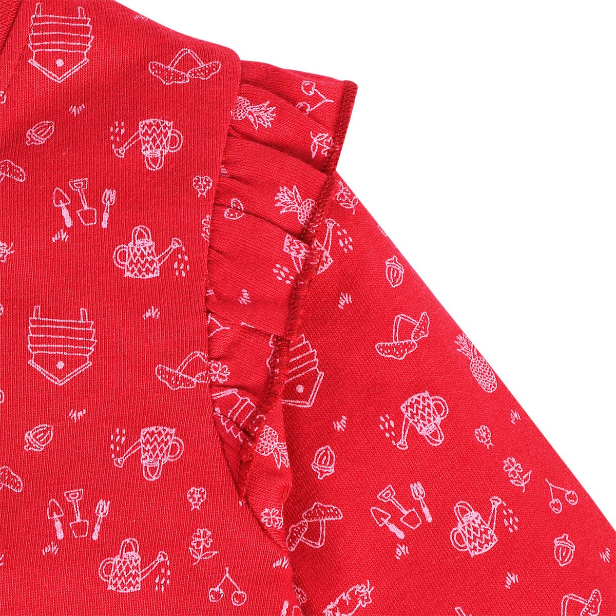 Girls Red Pack Of 2 Top And Bottom