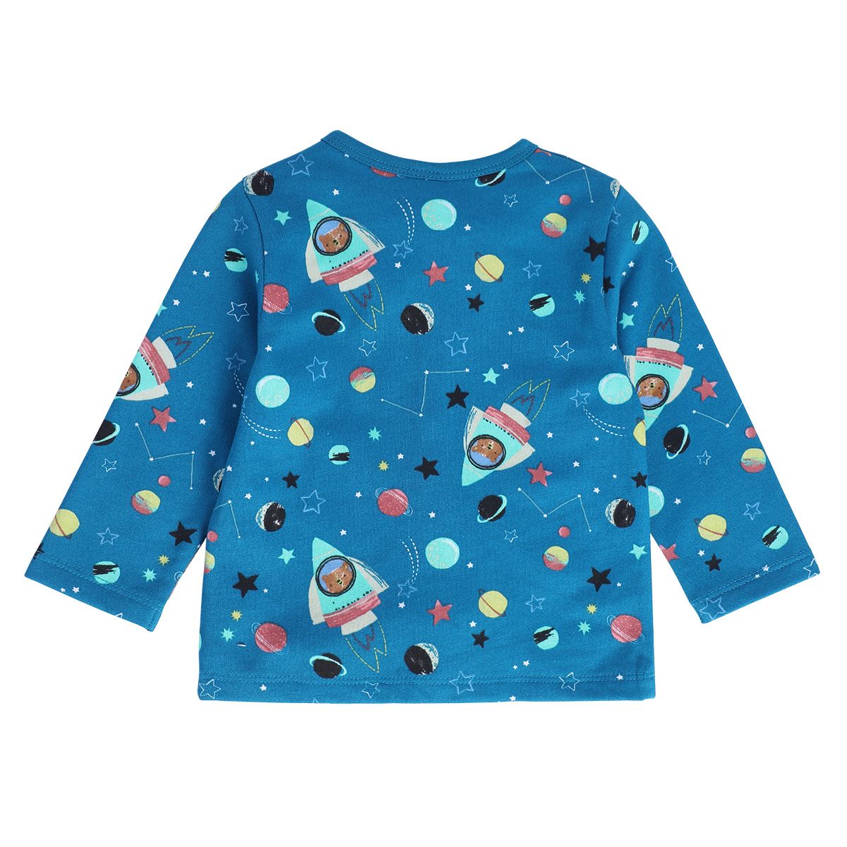 Boys Blue Front Open Vest