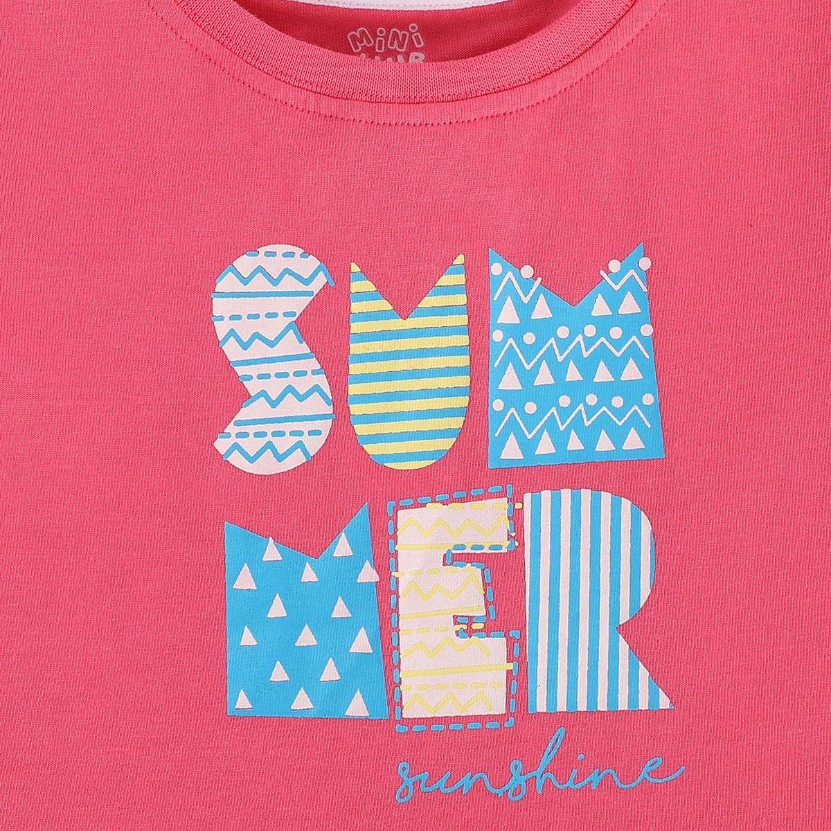 Girls Pink Pack Of 2 Top And Bottom