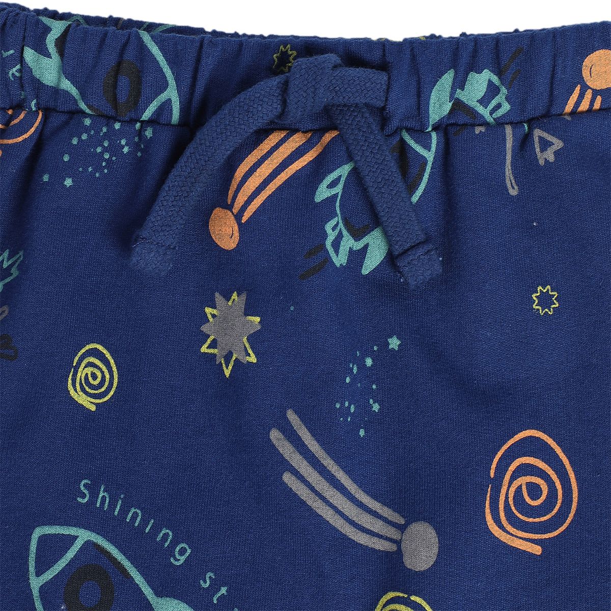 Boys Navy Pack Of 2 T-Shirt And Bottom