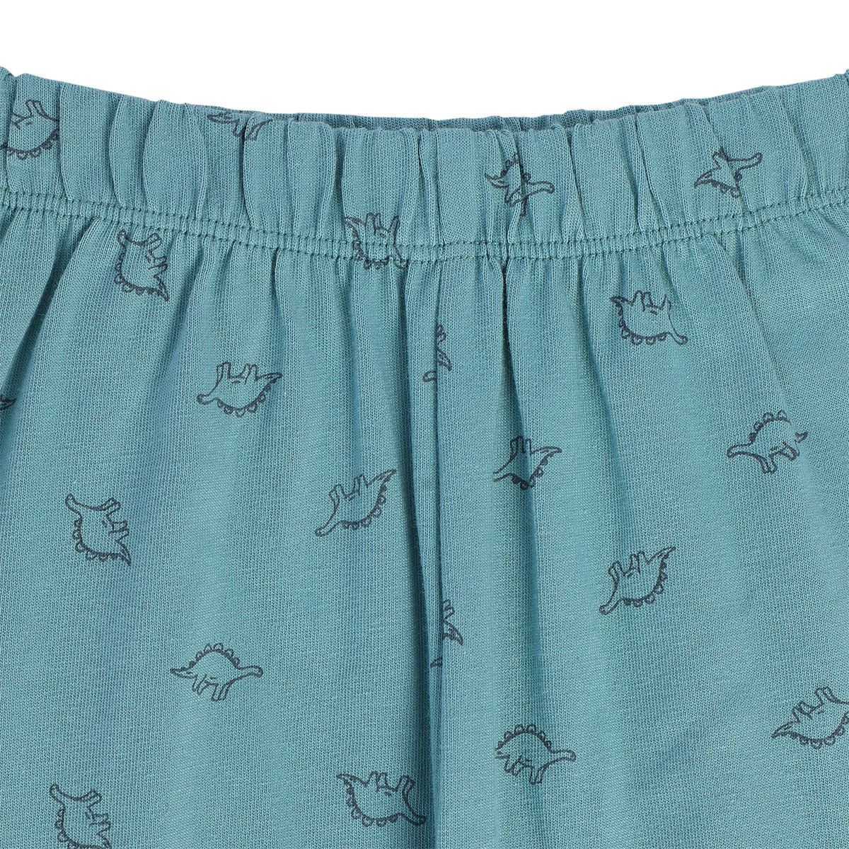 Boys Green Pack Of 2 T-Shirt And Bottom