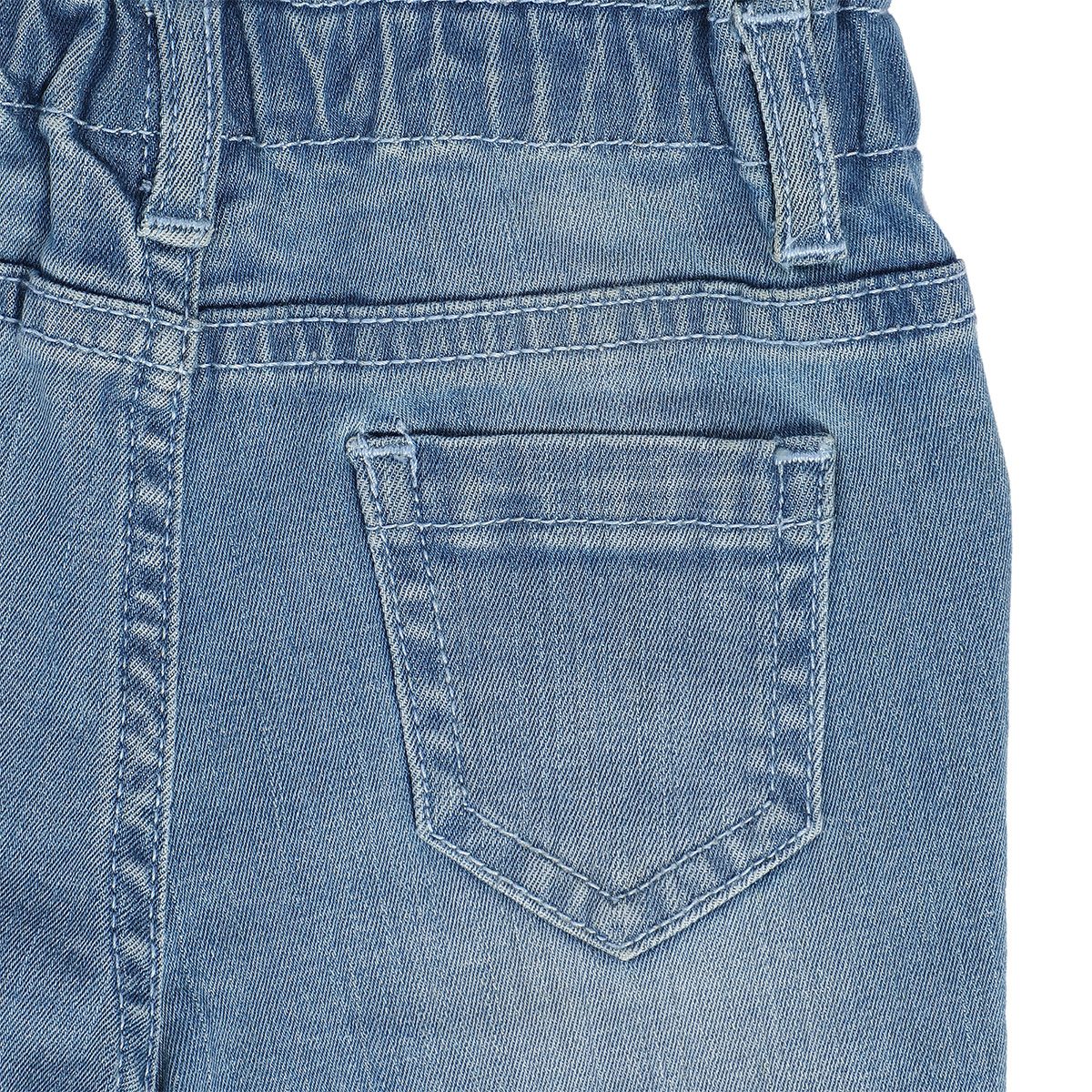Girls Mid Blue Pack Of 1 Denim Pant