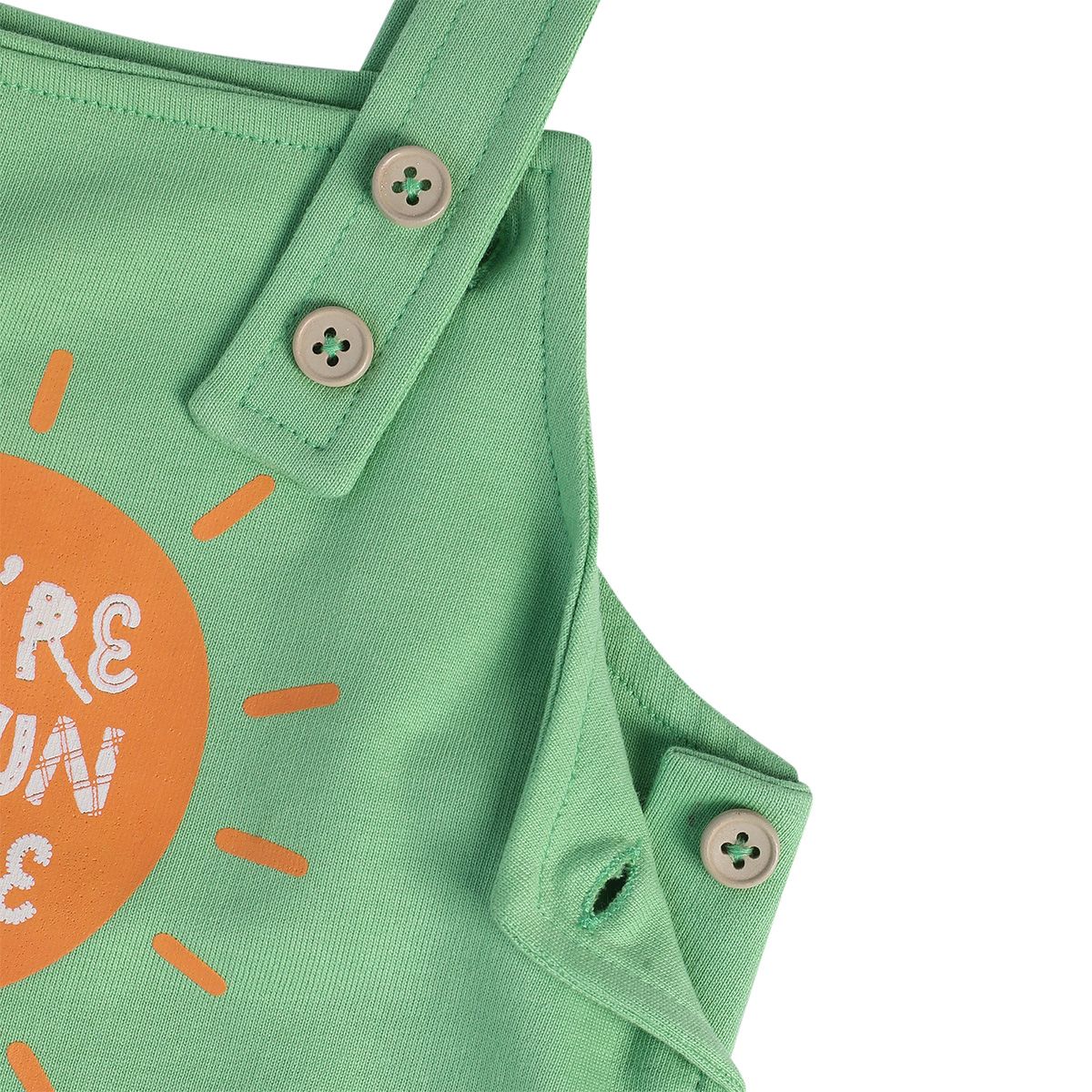 Girls Multicolor Pack Of 2 Pinny Set