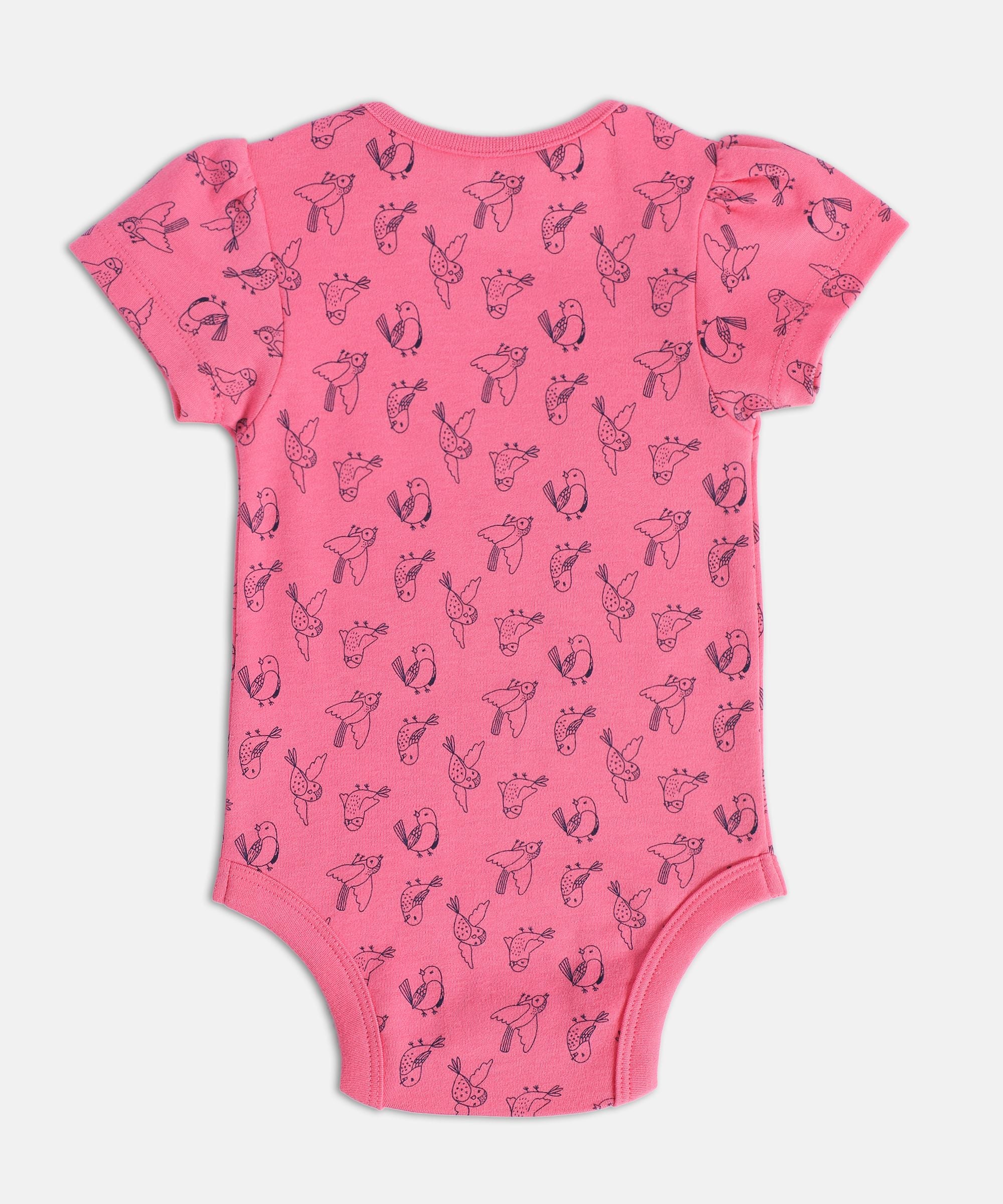 Girls Multicolor Pack Of 3 Body Suit
