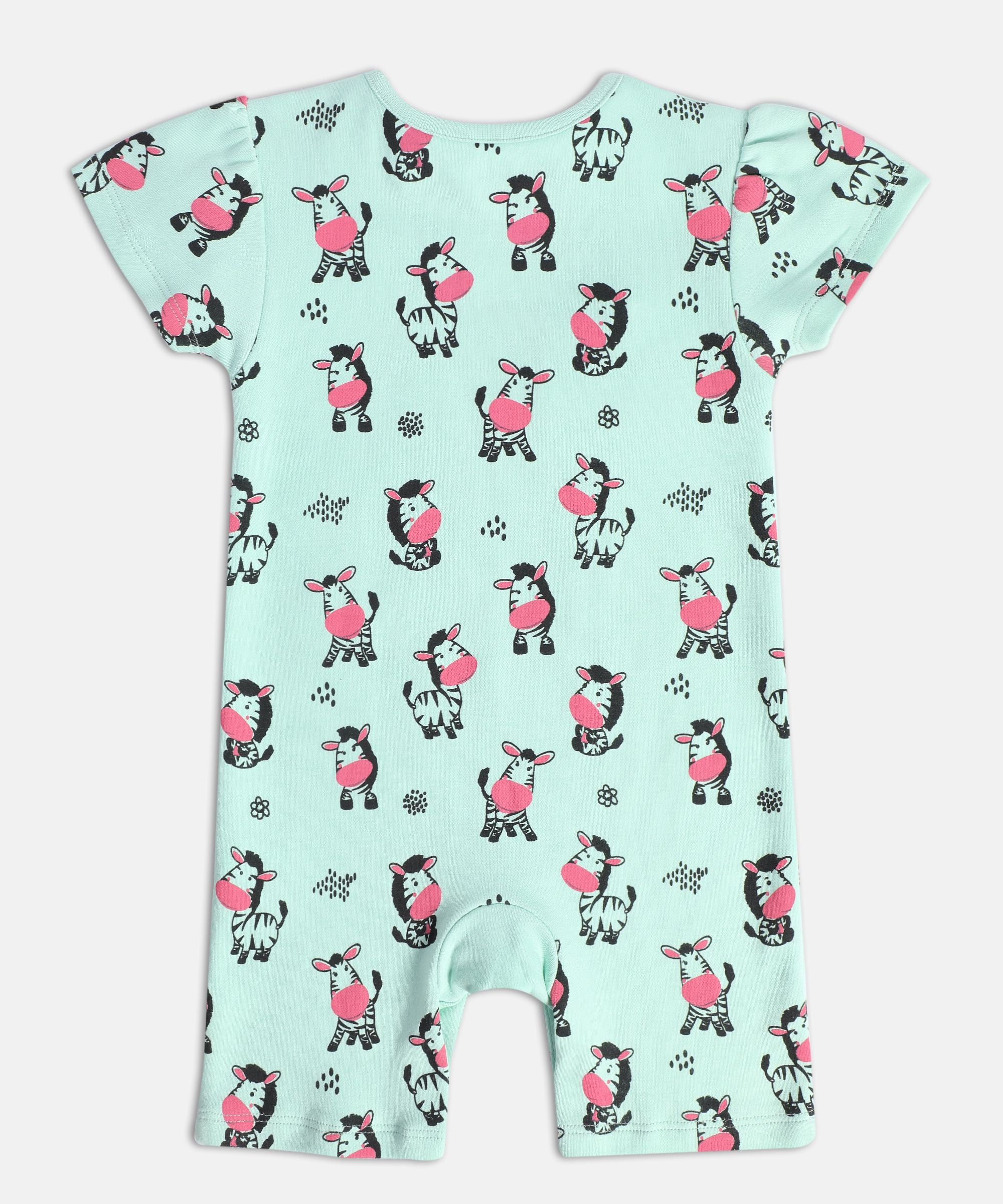 Girls Multicolor Pack Of 2 Romper