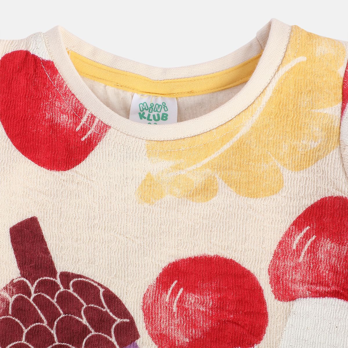 Girls Beige Pack Of 2 Top And Bottom