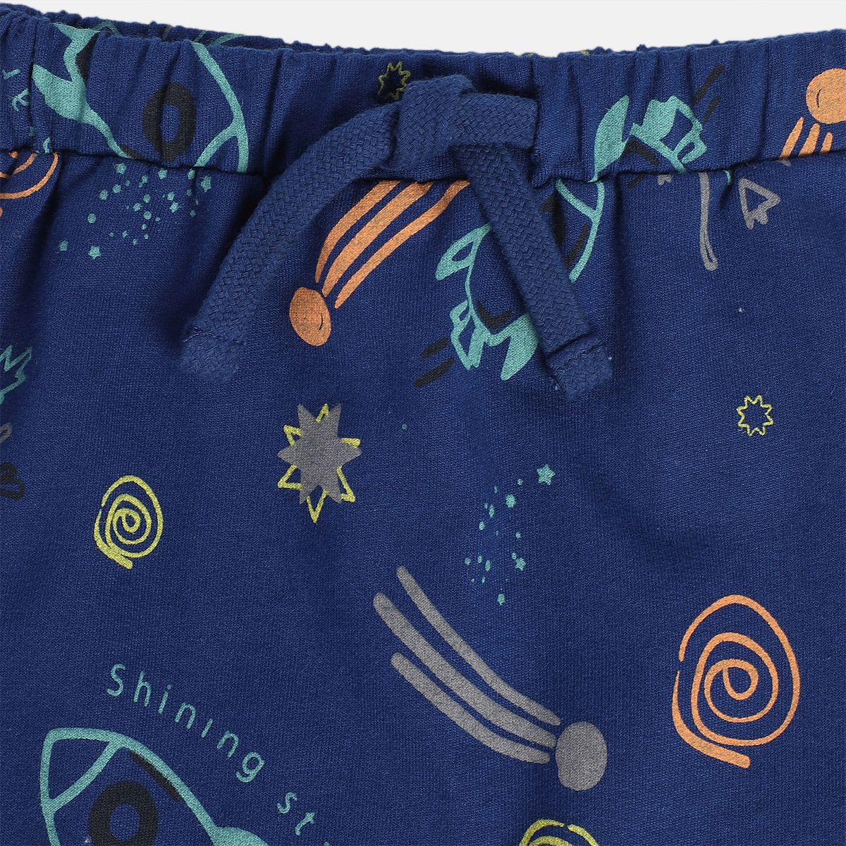 Boys Navy Pack Of 2 T-Shirt And Bottom