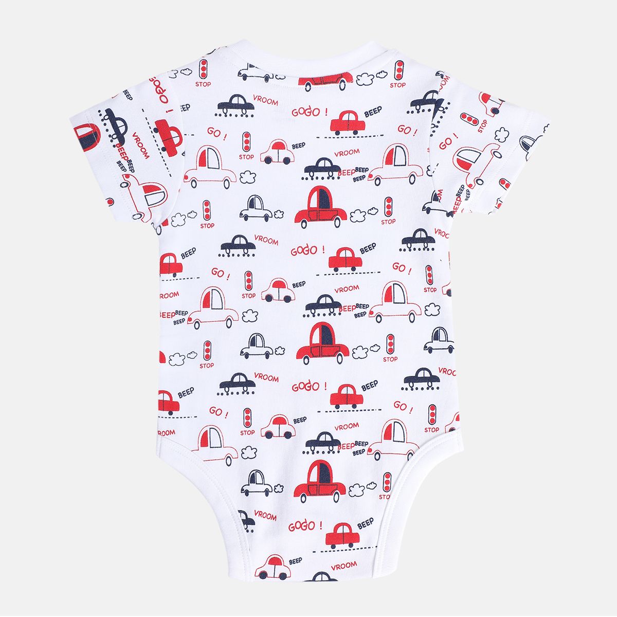 Boys Multicolor Pack Of 3 Body Suit