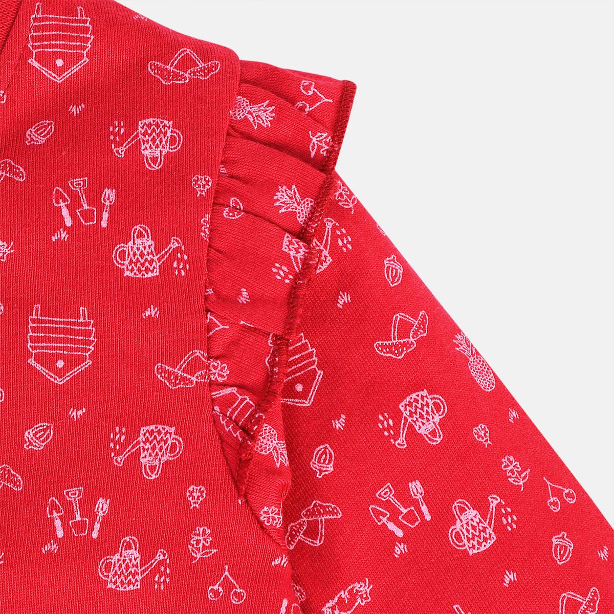 Girls Red Pack Of 2 Top And Bottom