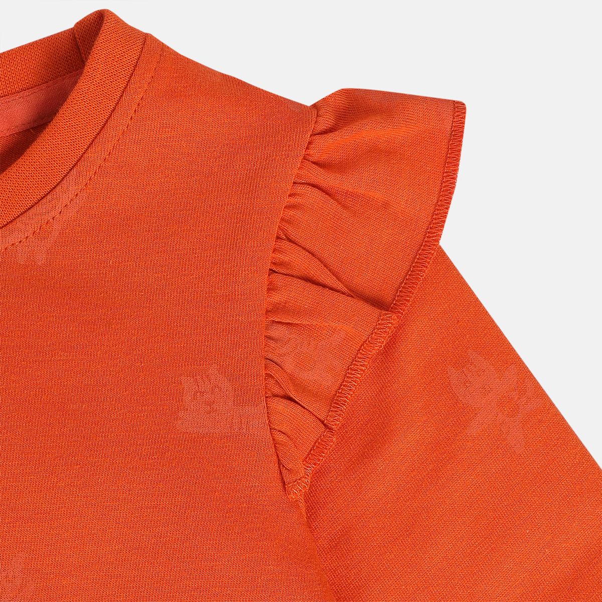Girls Orange Pack Of 2 Top And Bottom