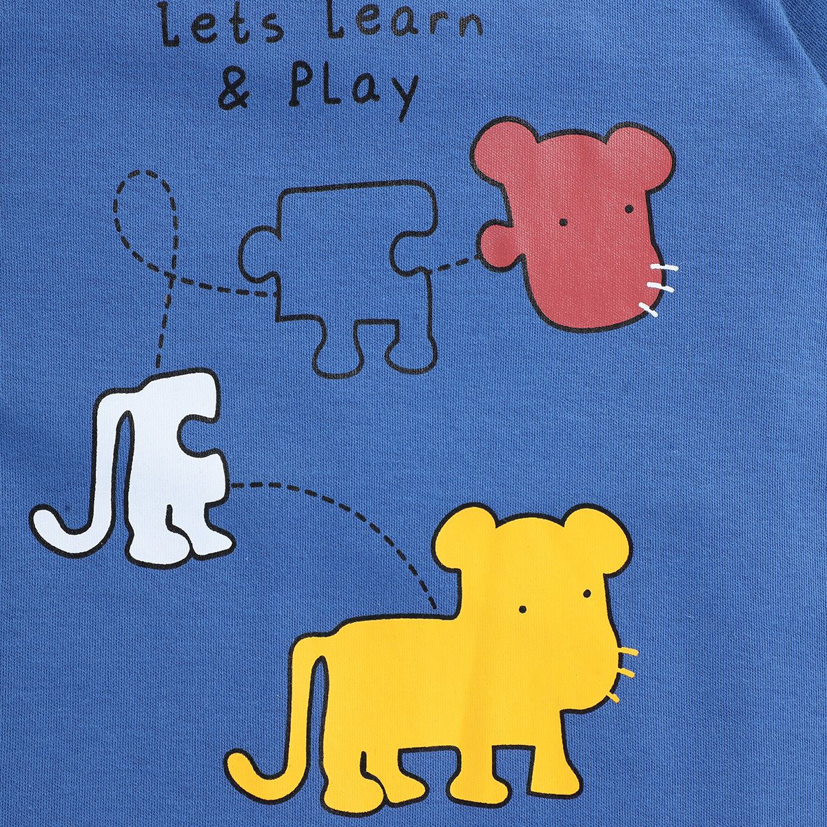 Boys Multicolor Pack Of 2 Sleep Suit