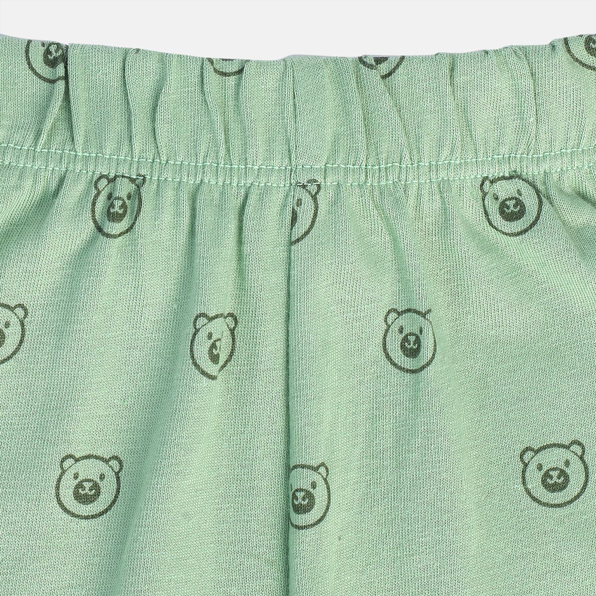 Boys Green Pack Of 2 T-Shirt And Bottom