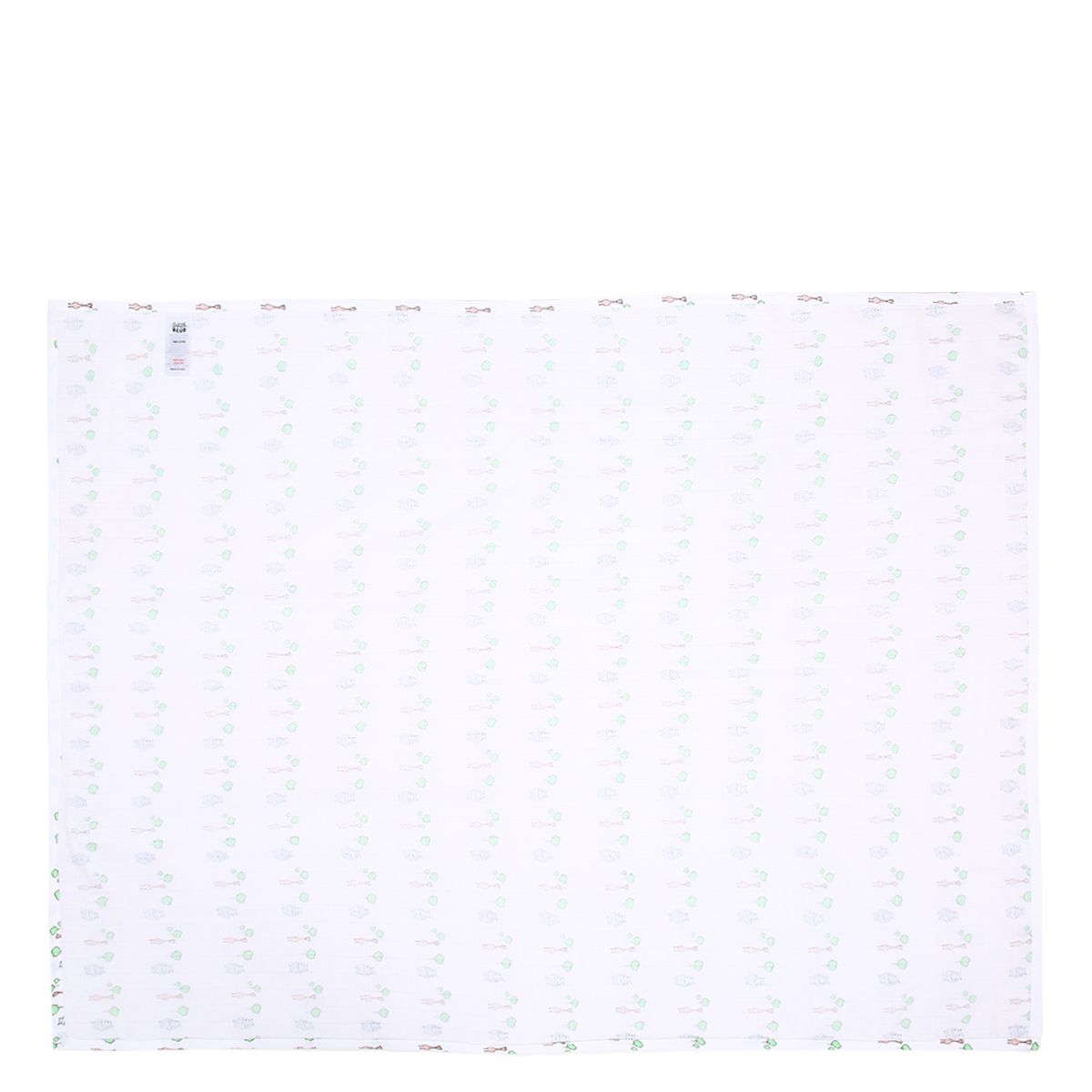 Baby Unisex Blue and White Cotton Muslin Printed Swaddle Wraps Pack of 2 Soft and Breathable Everyday Essentials