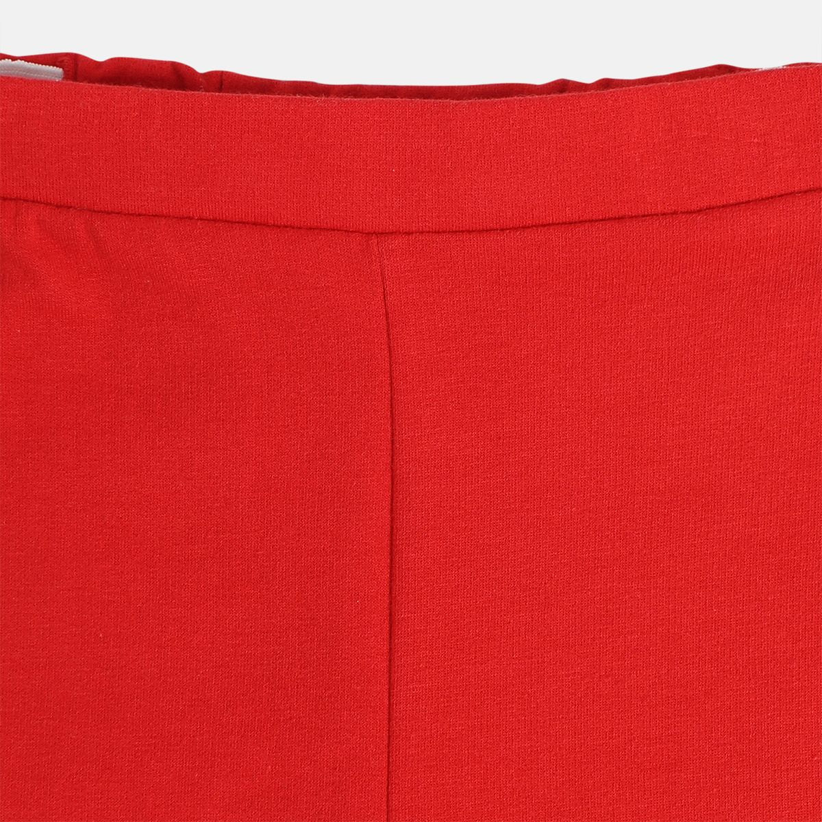 Girls Cotton Full Sleeves Geometric Printed Top & Bottom - Red