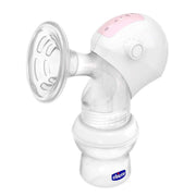 Chicco Electric Breast Pump with Soft Silicone Cushion and Adjustable Suction - White & Pink