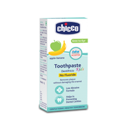 Chicco Kids Apple-Banana Toothpaste for Babies 6 Months to 6 Years with Xylitol and No Fluoride - 50g