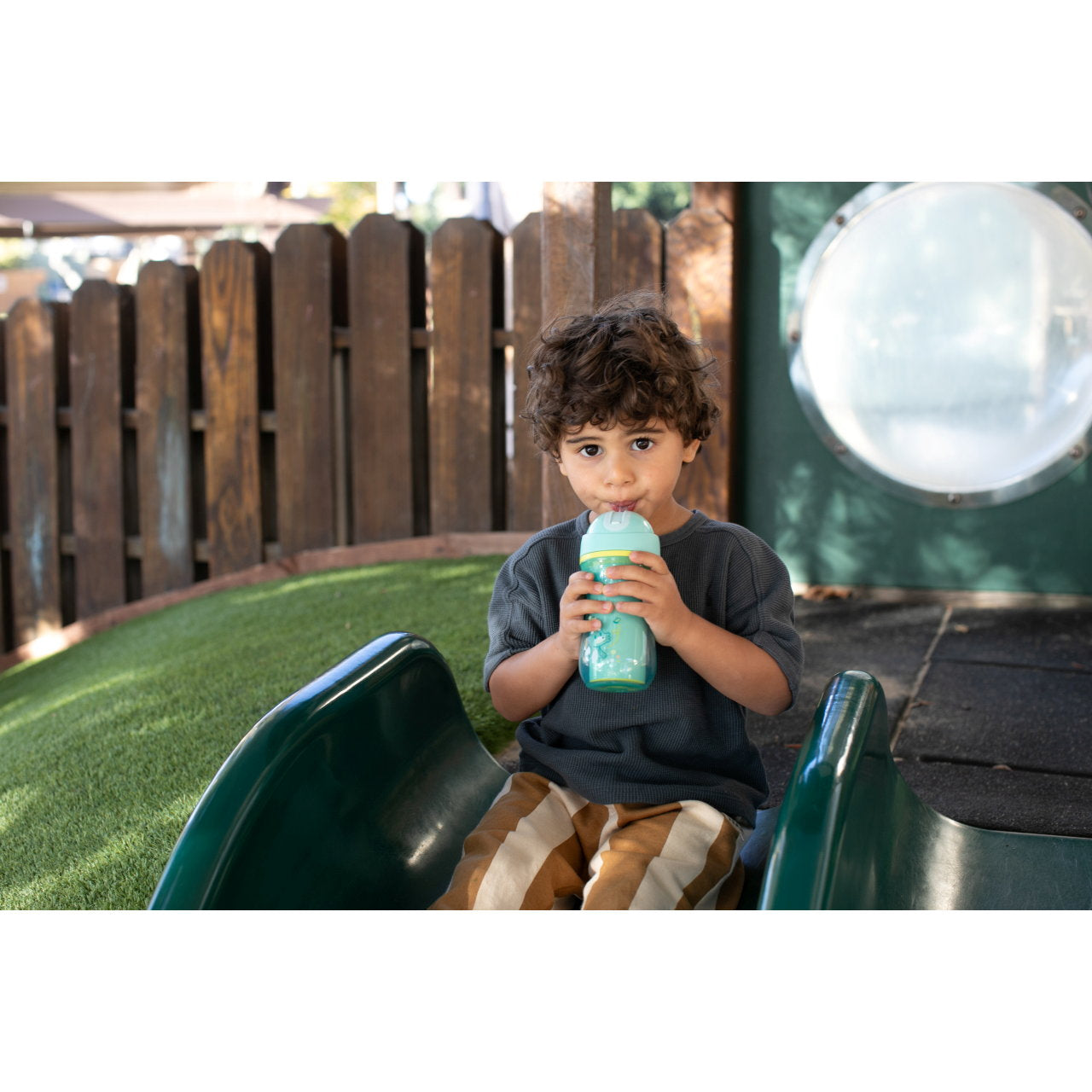 Chicco Insulated Sport Cup with Soft Flexible Straw for Toddlers 14M+ - 266 ml