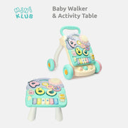 Combo Of Baby Walker & Activity Table