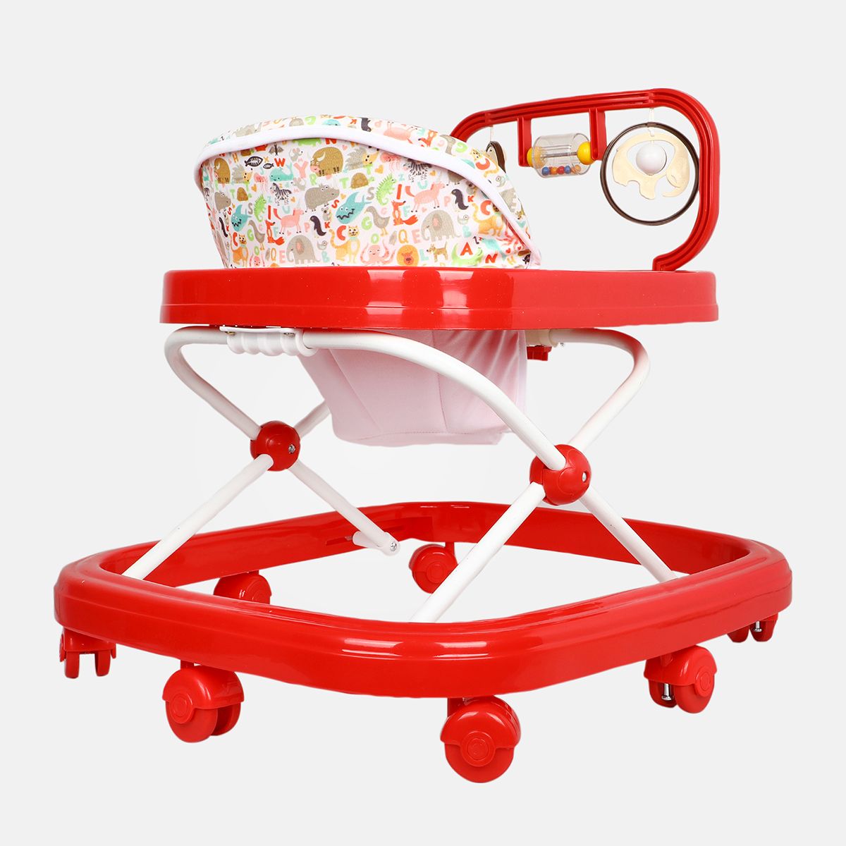 Red Baby Crawl Walker