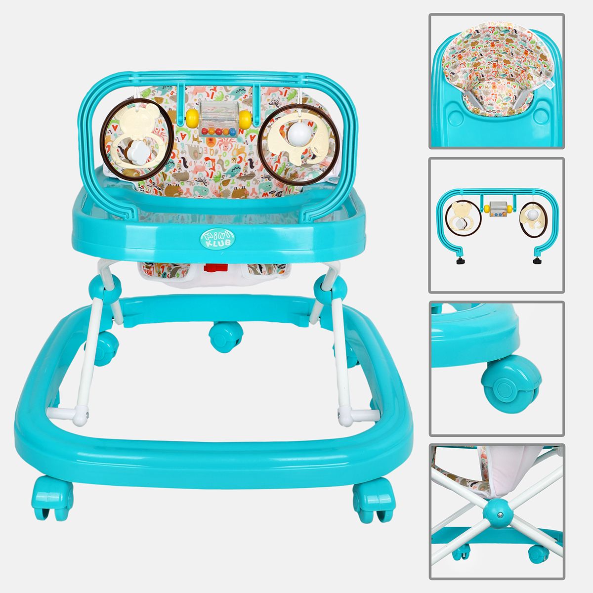 Blue Baby Crawl Walker