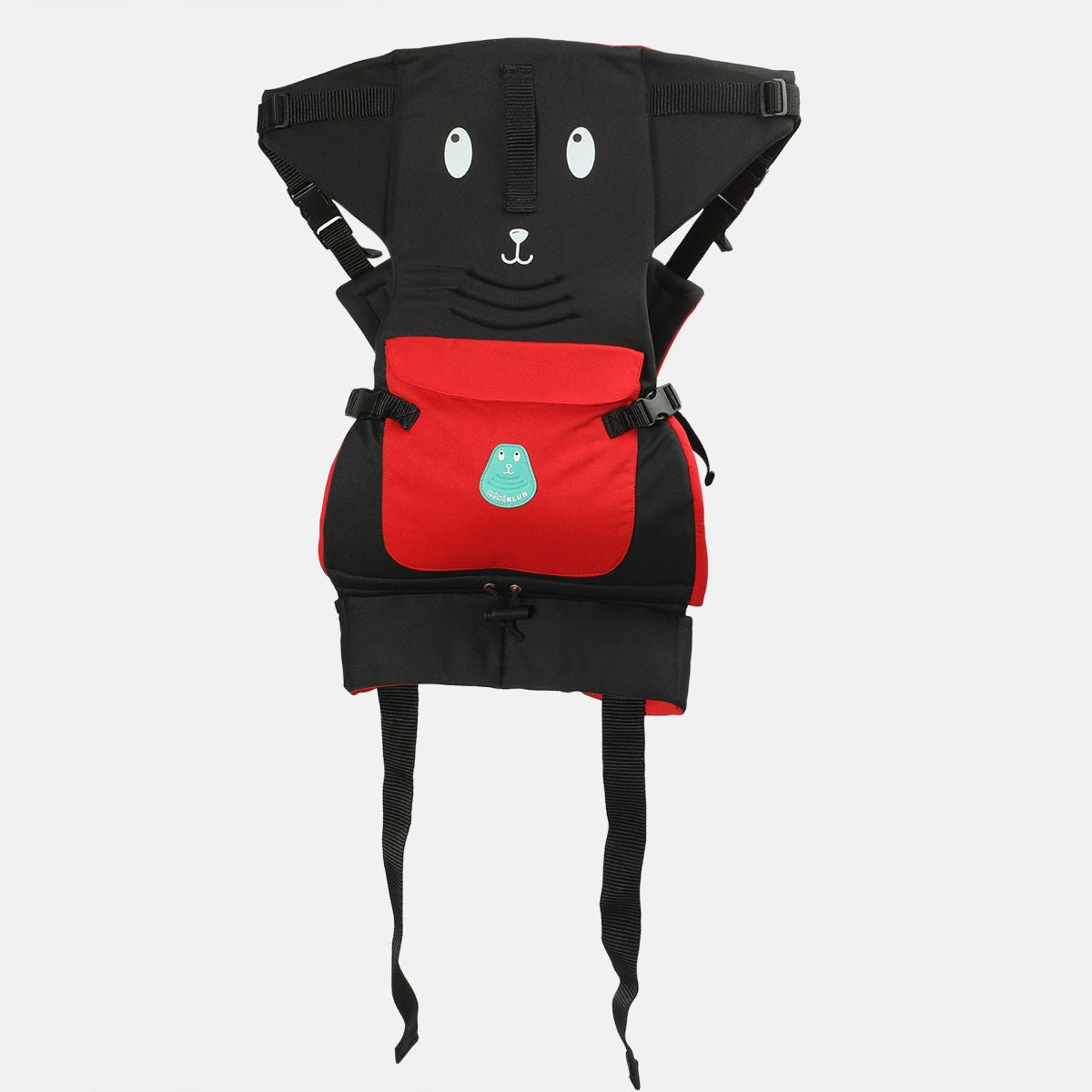 Unisex Black And Red   Baby Carrier